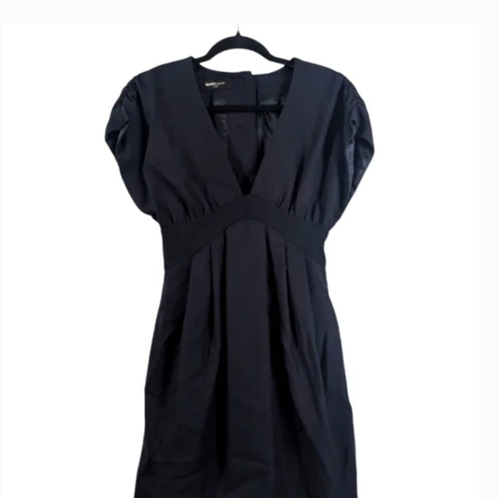 Elegant Kaviar Gauche Black Wool Dress Womens Size 4